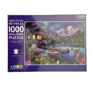 Mountain Retreat 1000 Piece Jigsaw Puzzle - Purple